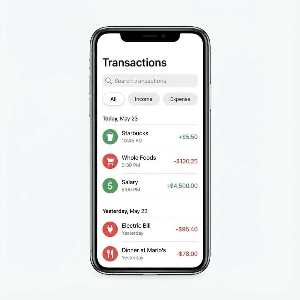 Transaction List
